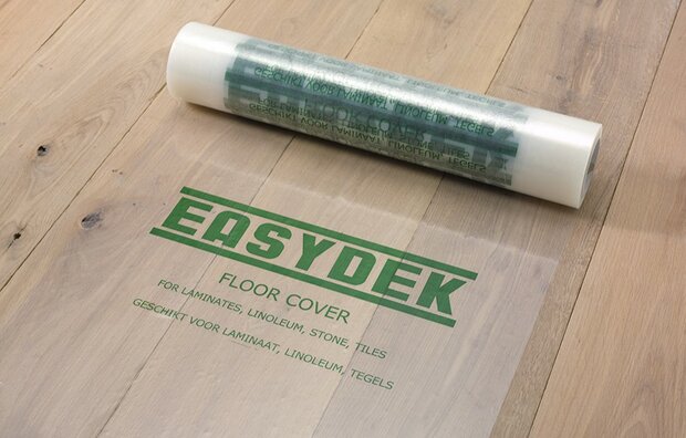 Floor Cover, afdekfolie voor laminaat 60 cm x 60 mtr x 100 mu