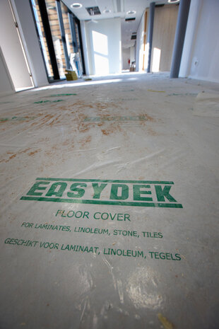 Floor Cover, projectrol afdekfolie voor laminaat 83 cm x 500 mtr x 100 mu