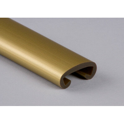 PVC Trapleuningprofiel voor vlakke leuning F358-020 goud