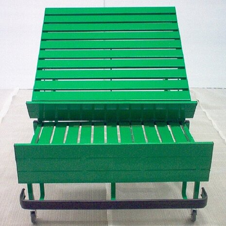 PVC Trapleuningprofiel voor vlakke leuning klassiek F408-517 stratos groen