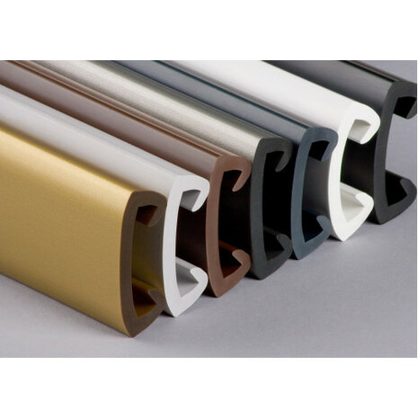 PVC Trapleuningprofiel voor vlakke leuning modern C408-020 goud