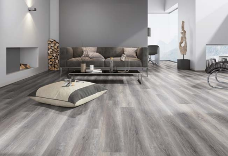 PVC vloer Pure Oak Grey - 185 x 1219,2 mm