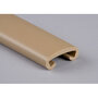 PVC Trapleuningprofiel voor vlakke leuning klassiek F408-010 grijsbeige