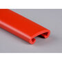 PVC Trapleuningprofiel voor vlakke leuning klassiek F408-027 rood