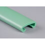 PVC Trapleuningprofiel voor vlakke leuning klassiek F408-517 stratos groen