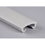 PVC Trapleuningprofiel voor vlakke leuning modern C408-003 telegrijs