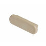 PVC Trapleuningprofiel eindkap F408-010 grijsbeige